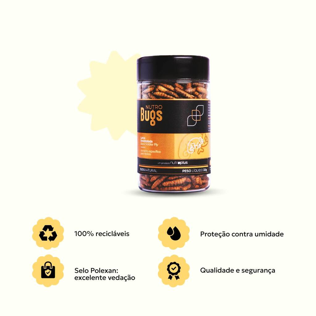 alimento-larva-desidratada-repteis-selos-nutroplus