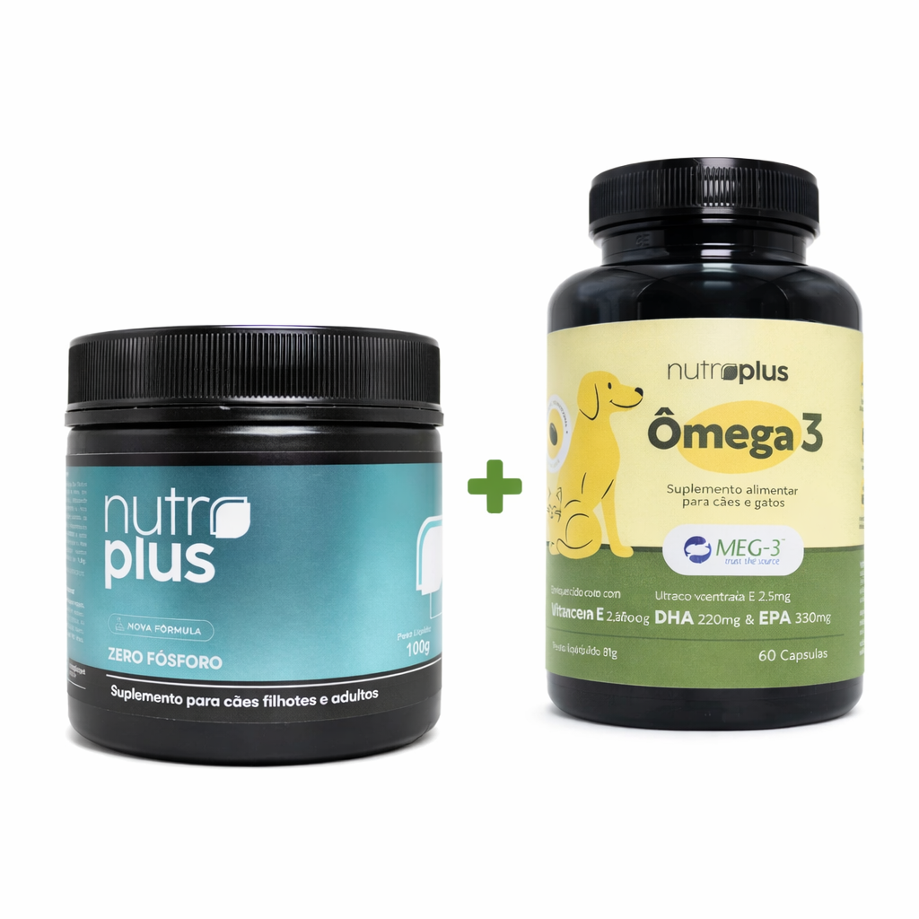combo-suplemento-caes-pets-natural-zero-fosforo-omega-3-nutroplus