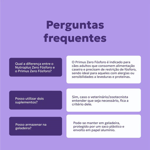 suplemento-natural-caes-adultos-zero-fosforo-faq-nutroplus