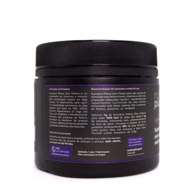 suplemento-natural-caes-adultos-zero-fosforo-verso-100g-nutroplus